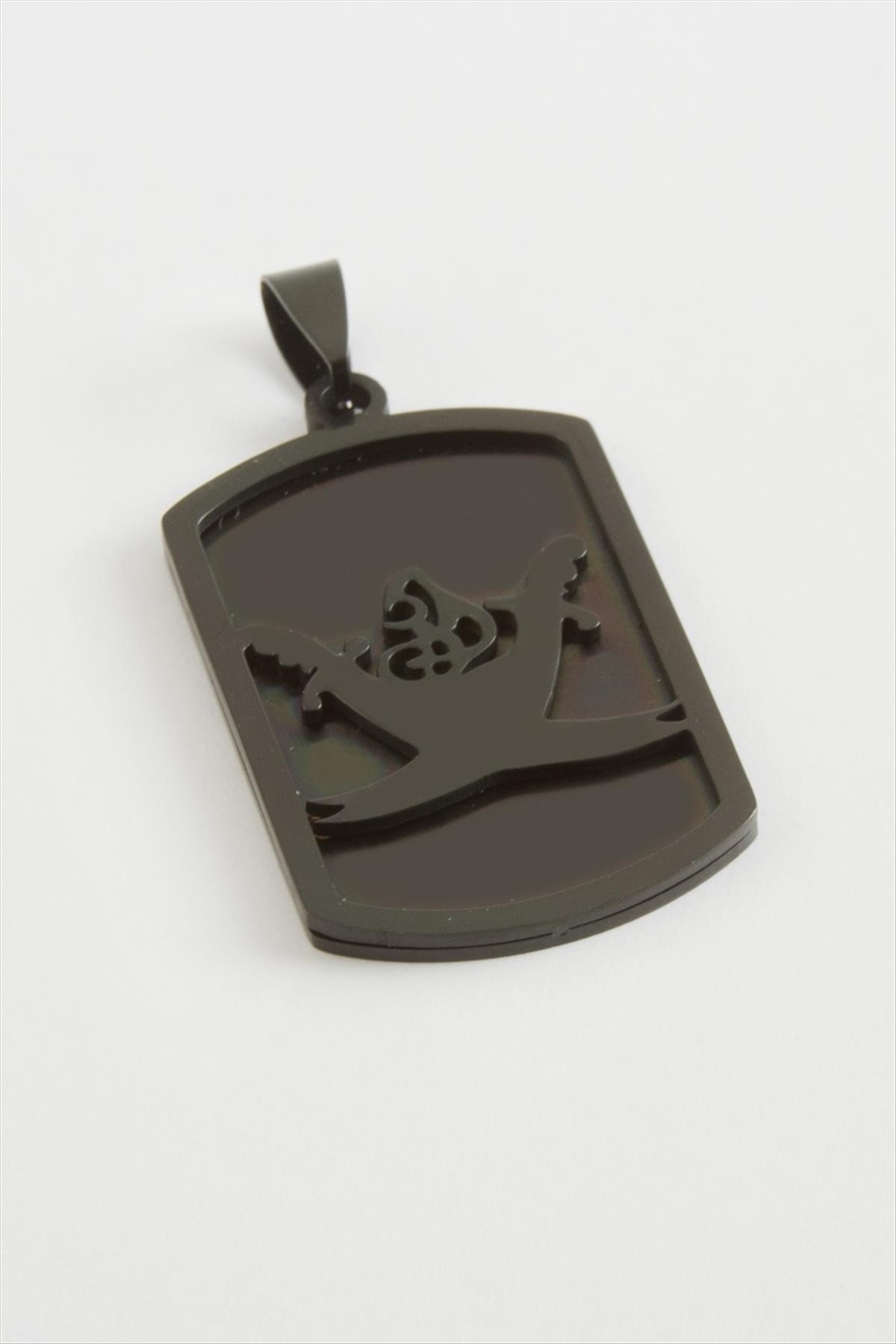 Kuluç Tuğra Çelik Kolye Ucu 2,5*4 cm