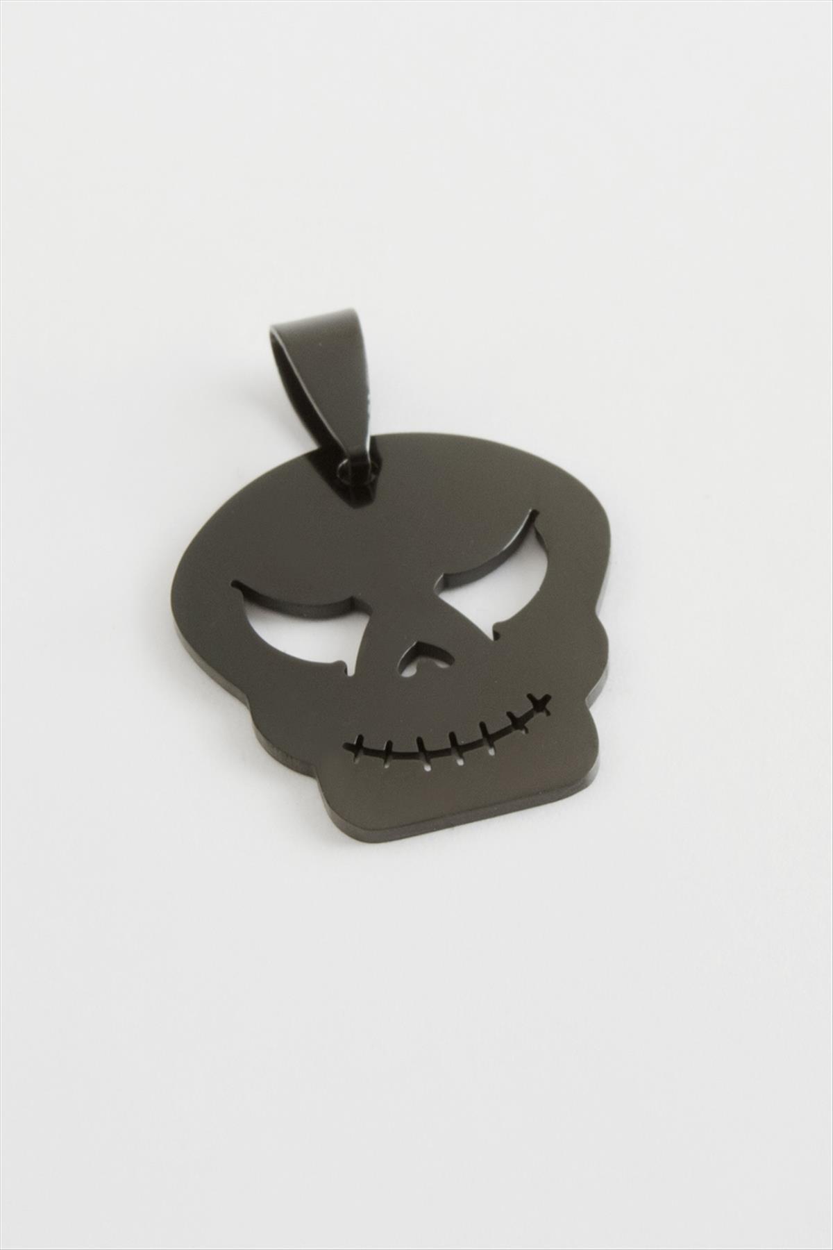 Kuru Kafa Çelik Kolye Ucu 2,5 cm