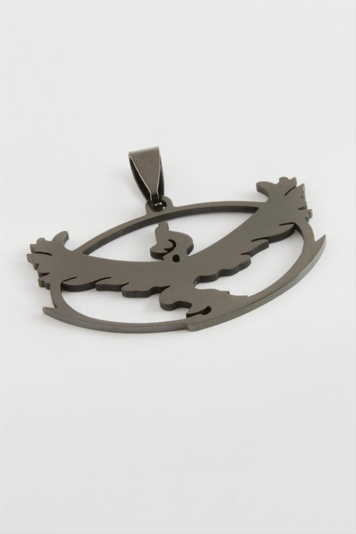 Kuş Çelik Kolye Ucu 4 cm