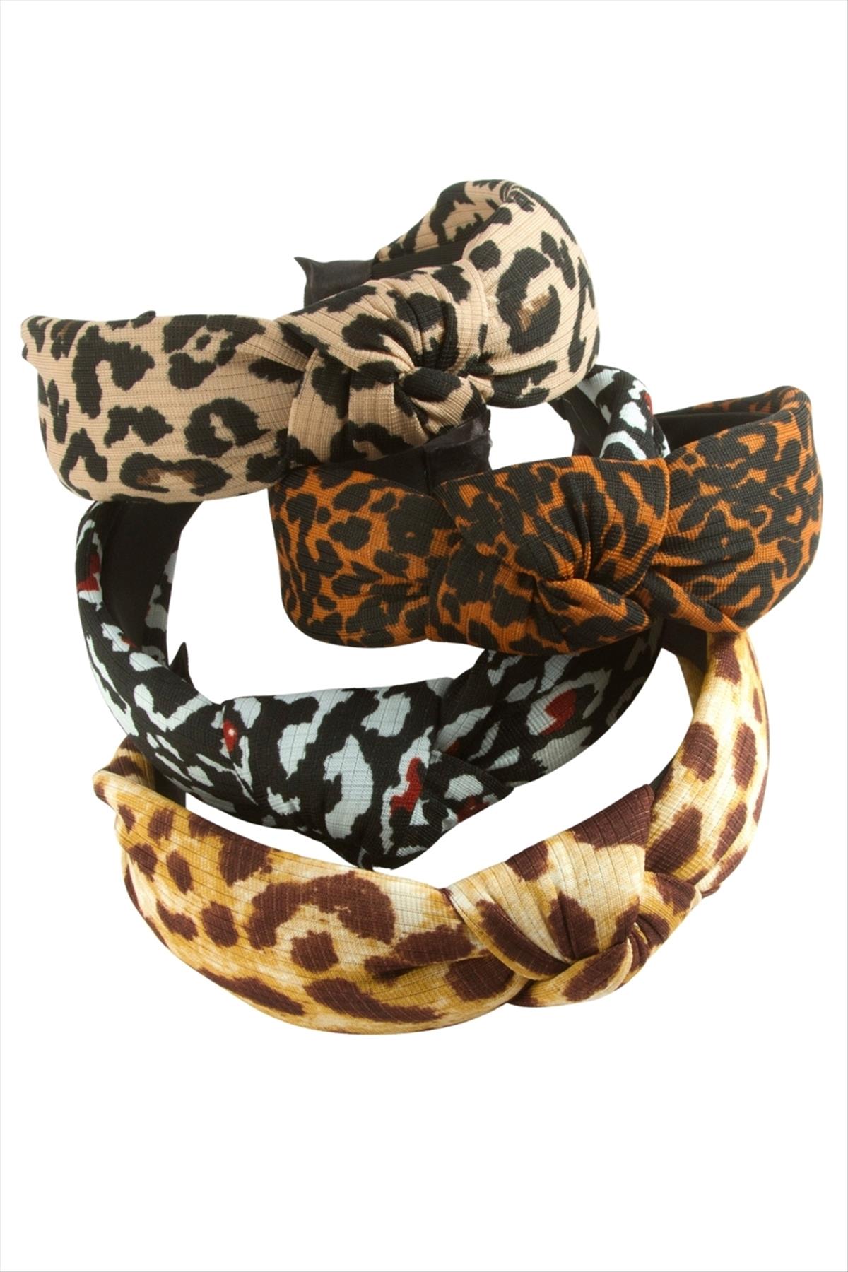 Leopar Desenli Fiyong Taç