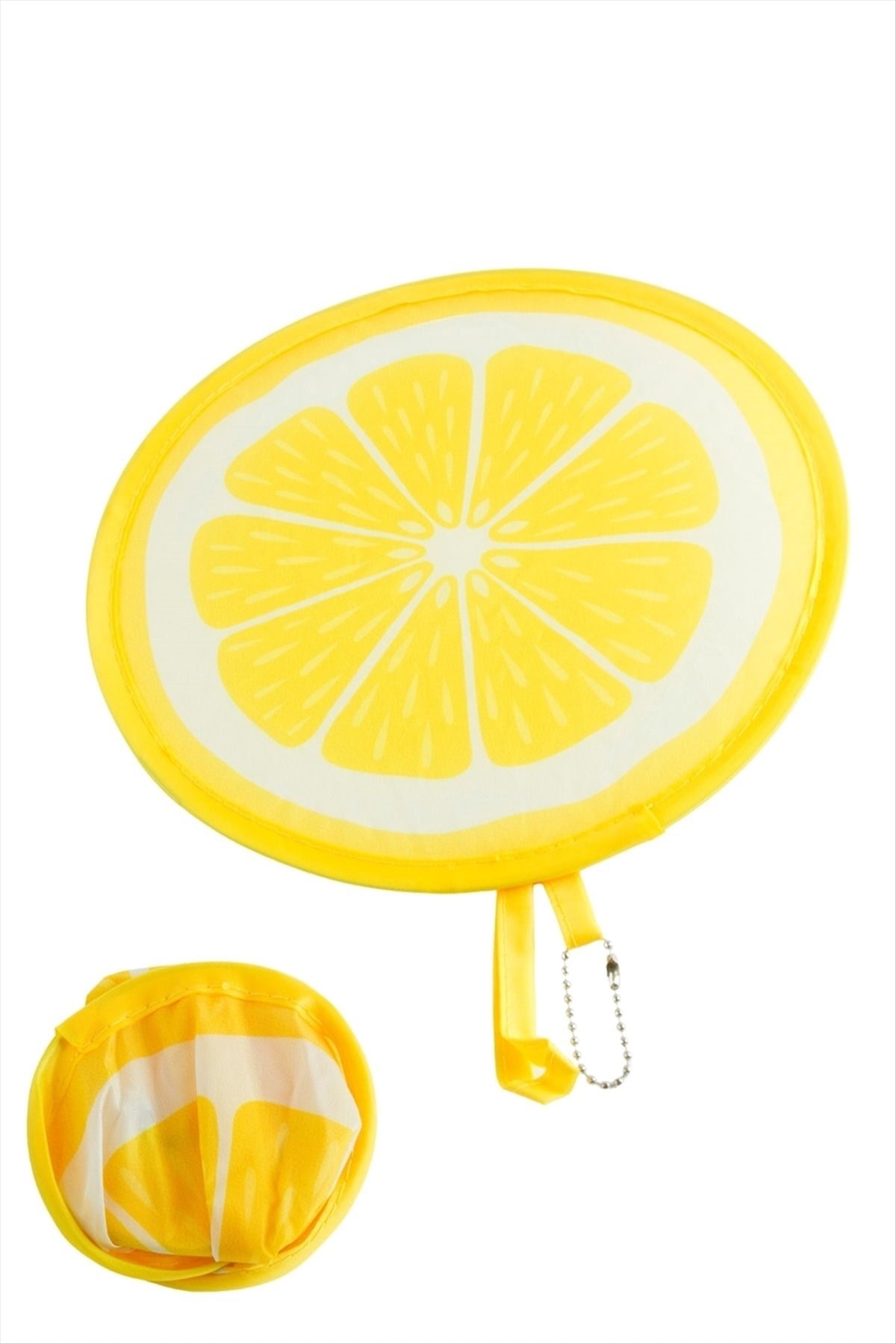 Limon Desenli Kore Yelpaze 20 cm