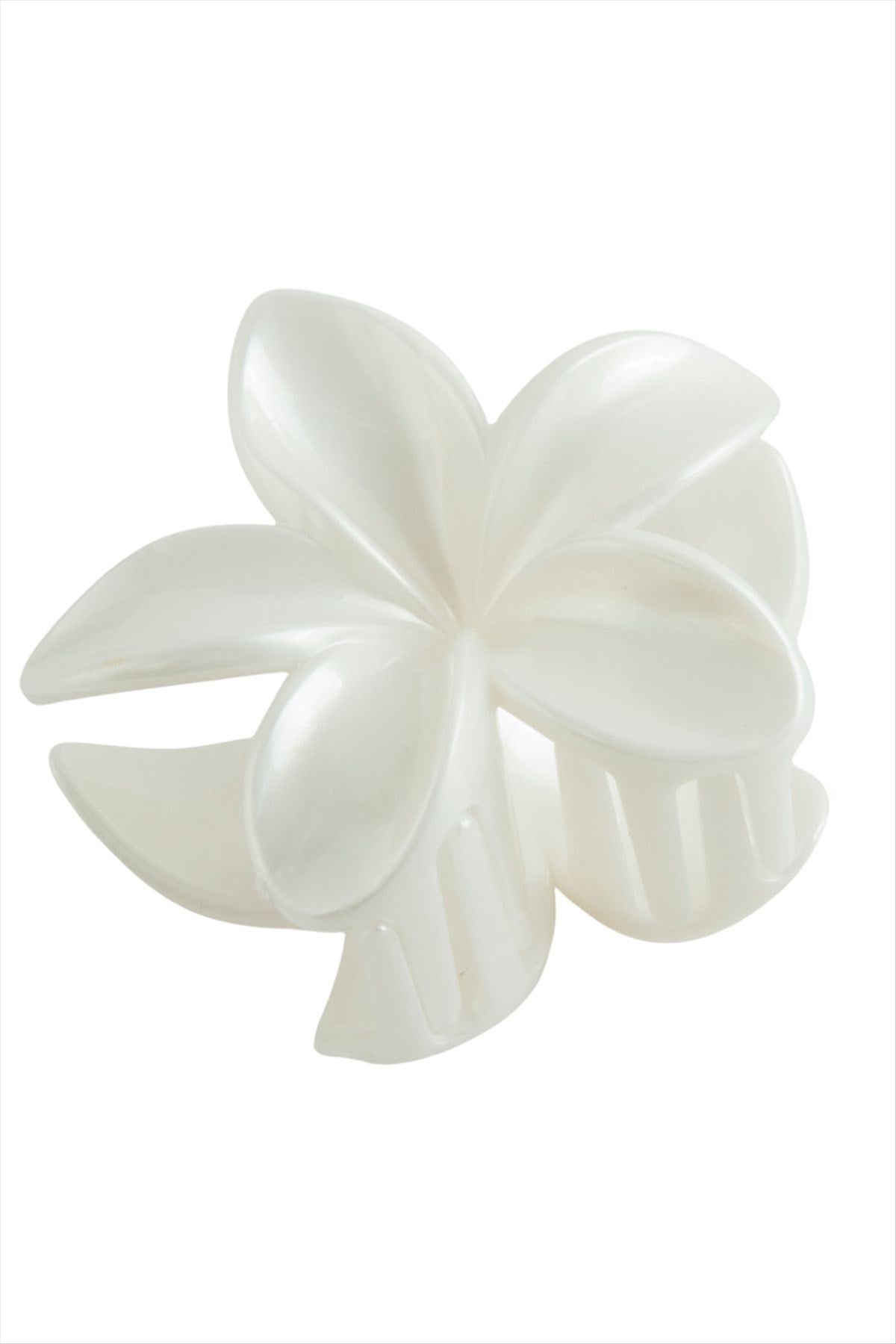 Lotus Beyaz Renkli Mandal Toka 8 cm