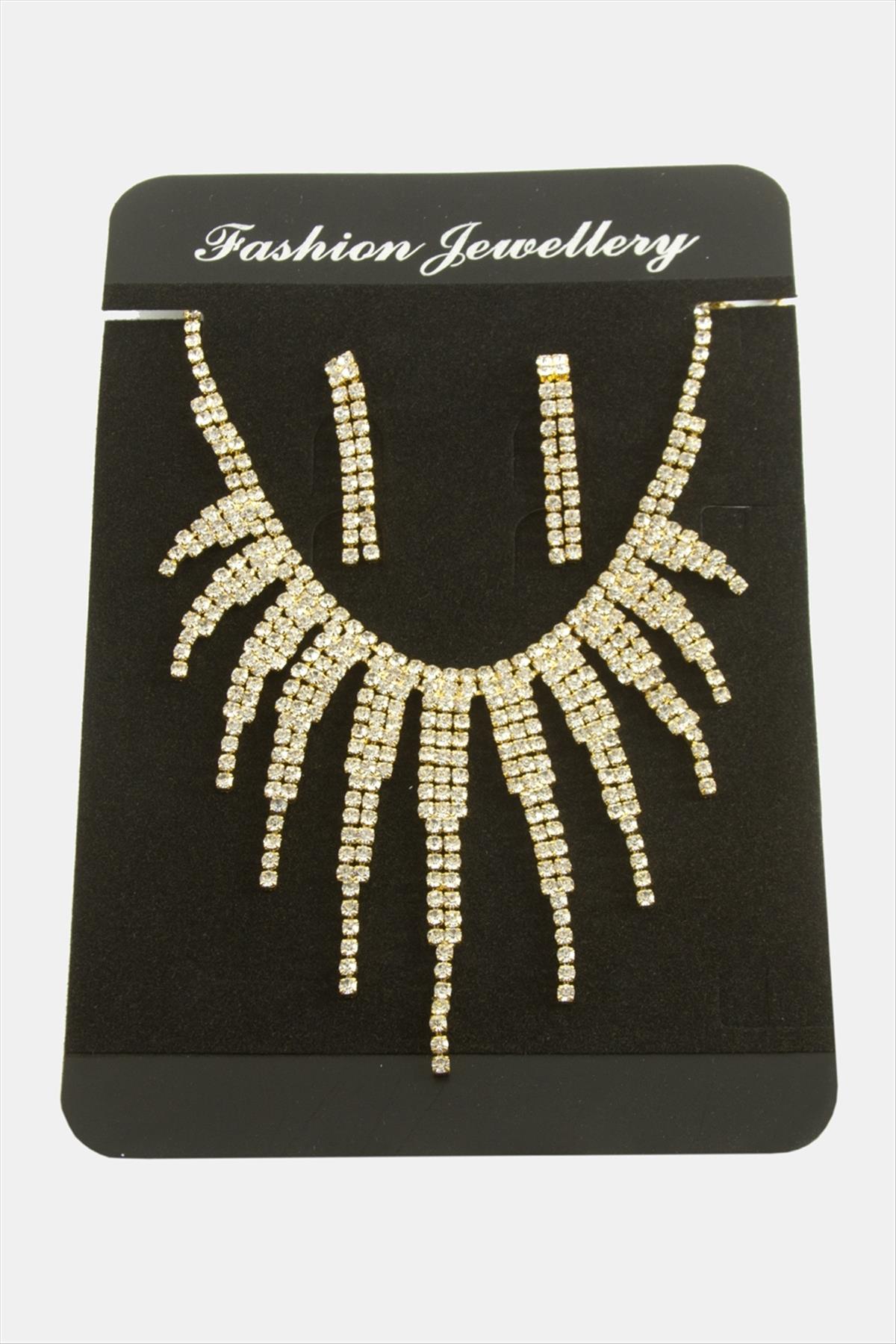 Lüks Suyolu Set Kolye