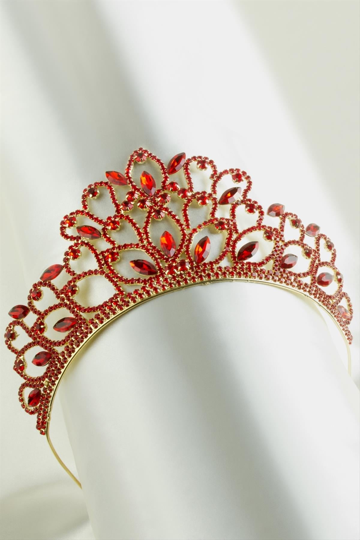 Lüks Taşlı Gelin Tacı