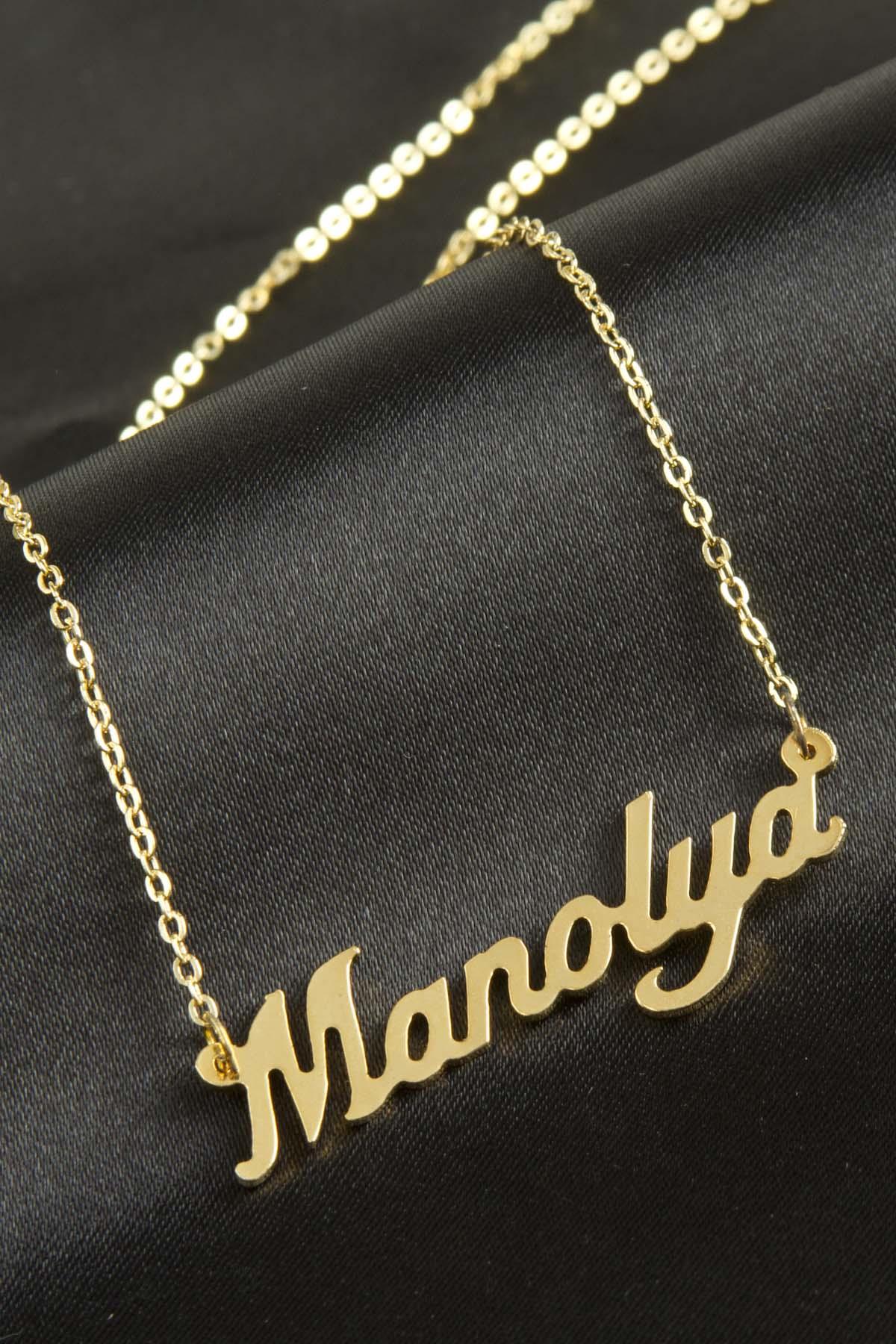 Manolya isimli kolye (Kişiye Özel)