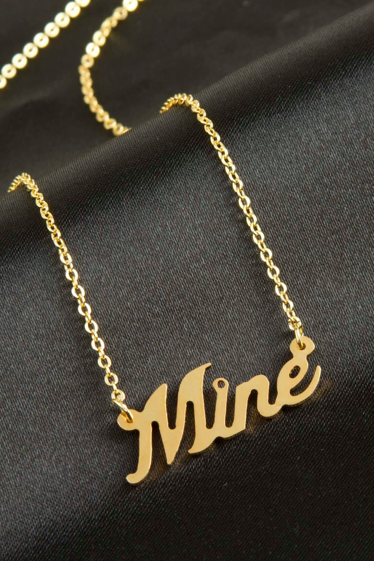 Mine isimli kolye (Kişiye Özel)