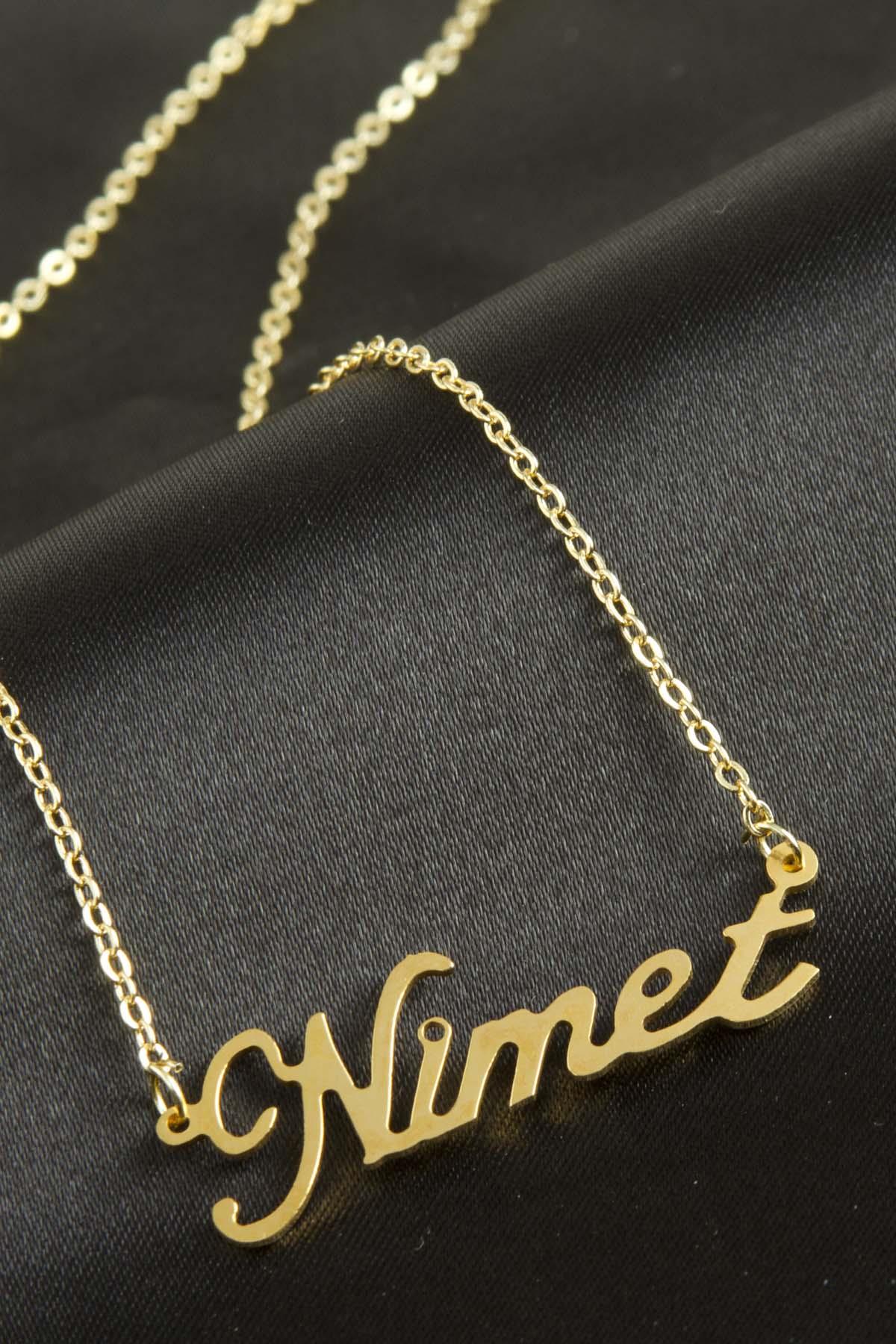Nimet İsimli Kolye (Kişiye Özel)