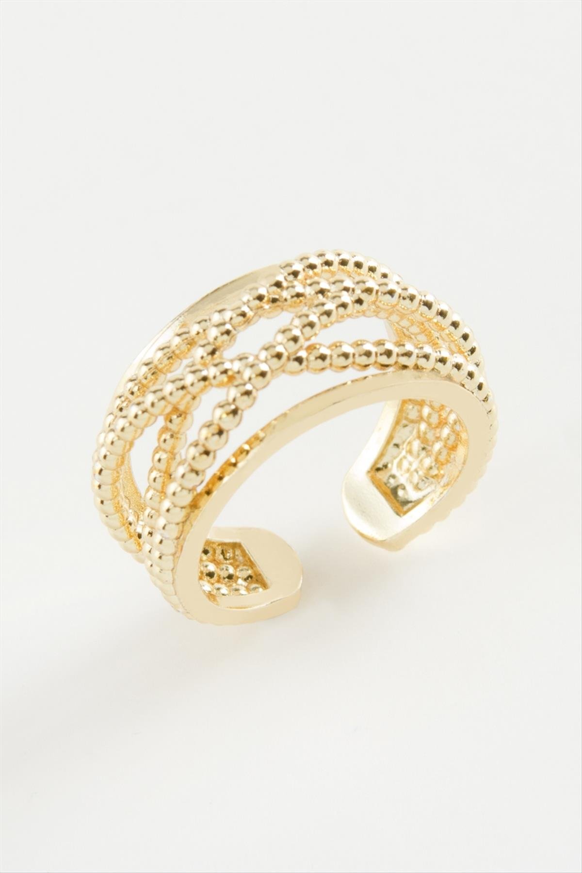 Noktalı Metal Yüzük