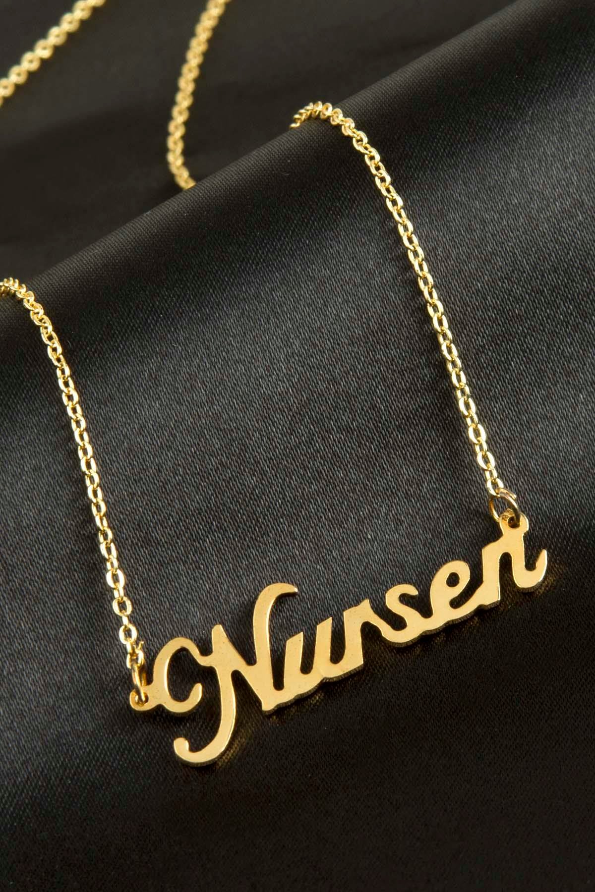 Nursen İsimli Kolye (Kişiye Özel)