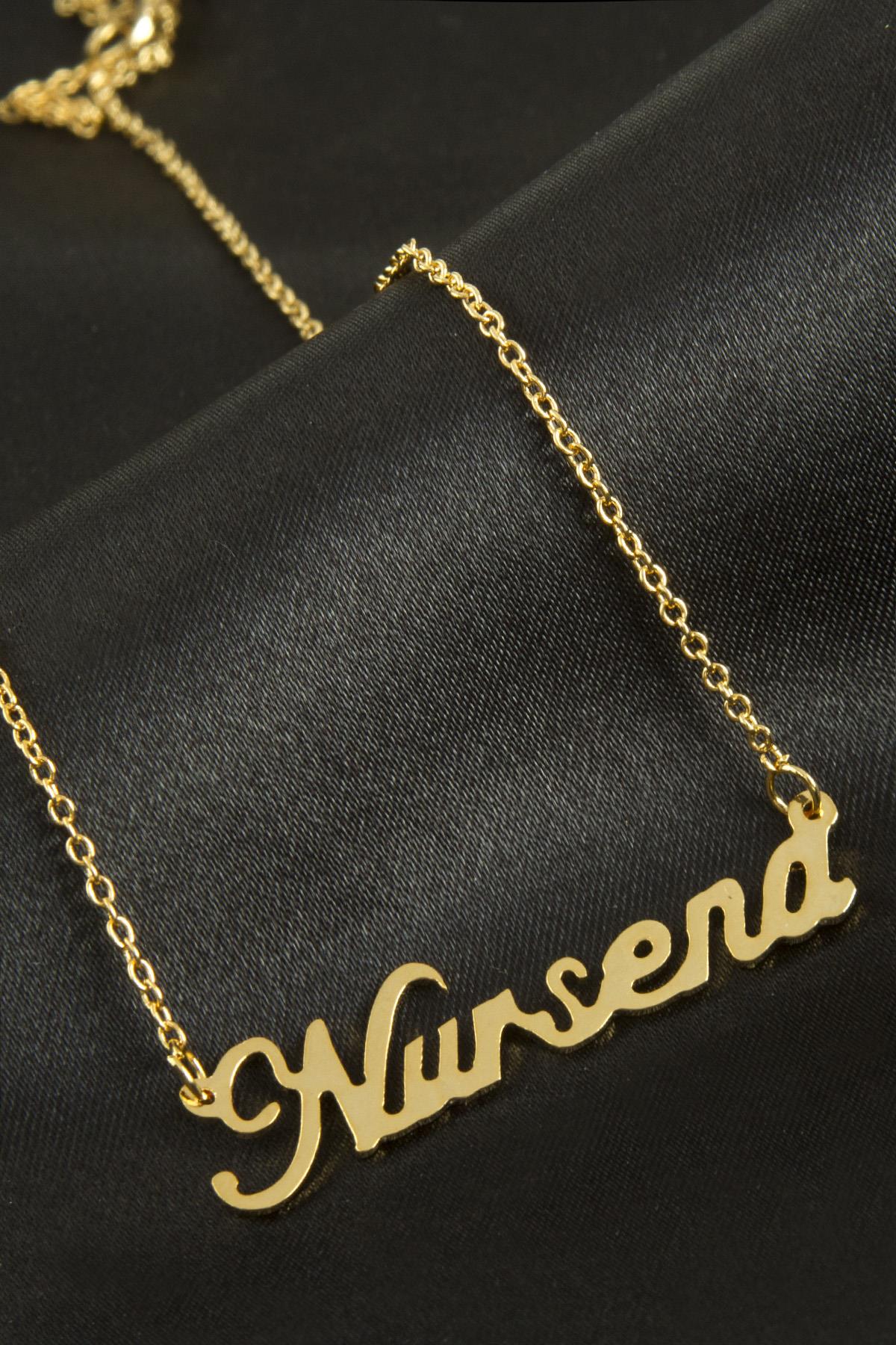 Nursena İsimli Kolye (Kişiye Özel)