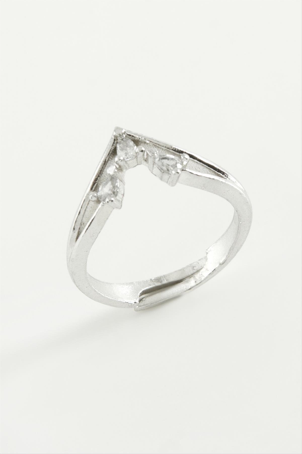 Ok Zirkon Taşlı Yüzük