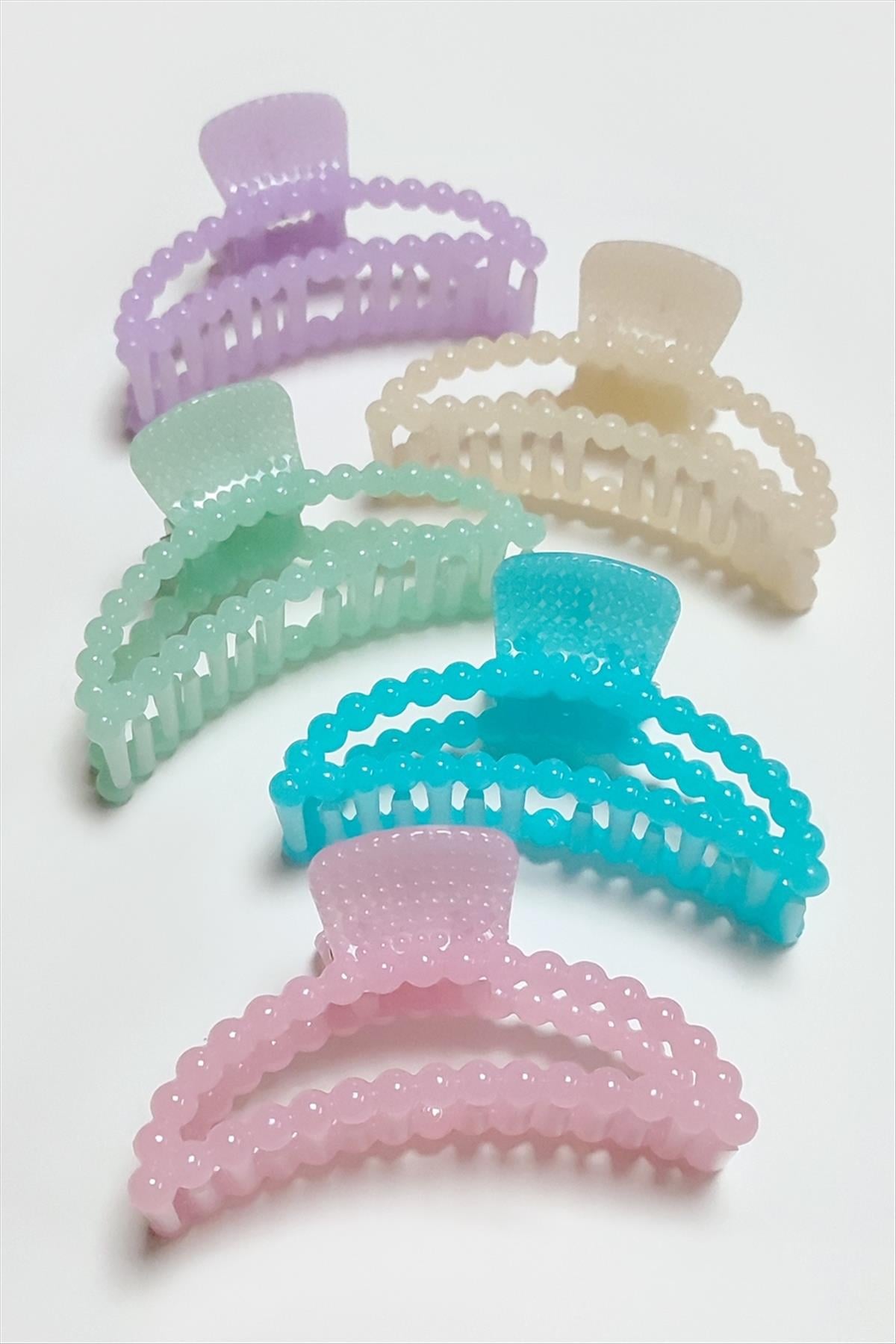 Oval Renkli Mandal Toka 8 cm