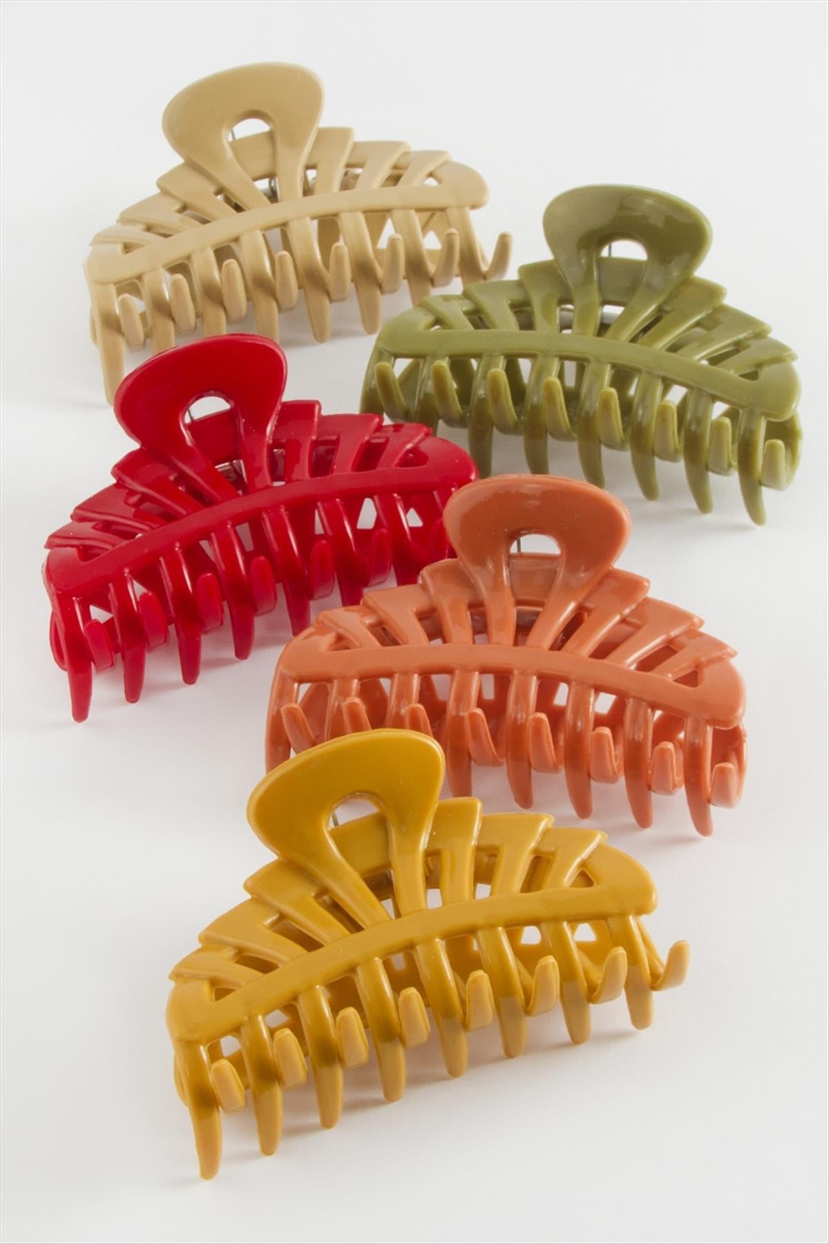 Oval Renkli Mandal Toka 8 cm