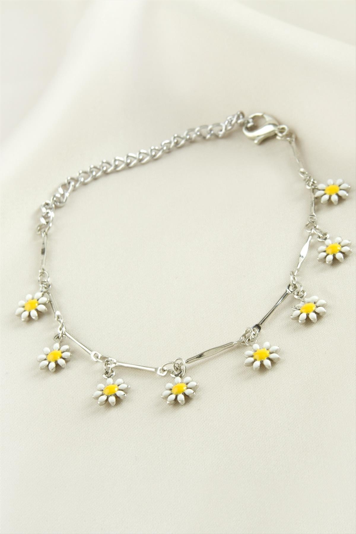 Papatya Mineli Bileklik