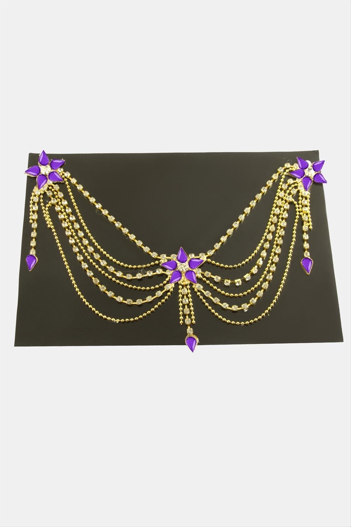 Papatya Şerit Taşlı Alınlık