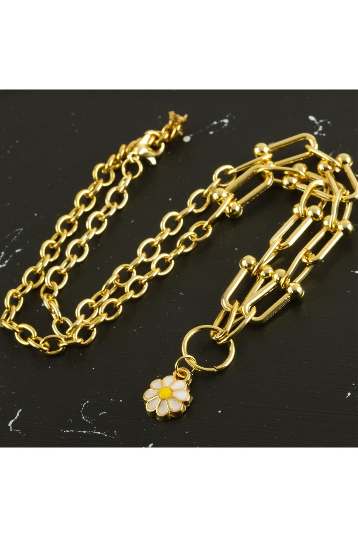 Papatya Tffny Lüx Kolye