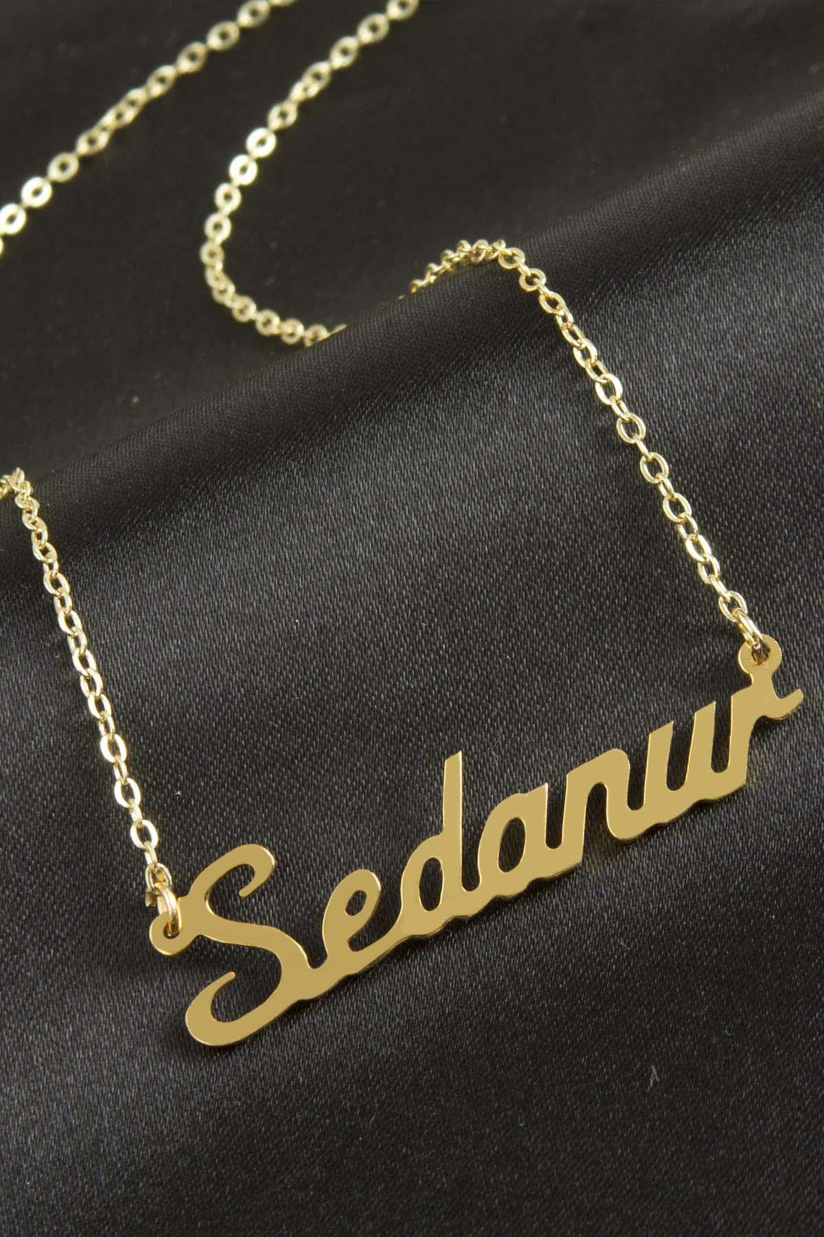 Sedanur İsimli Kolye (Kişiye Özel)