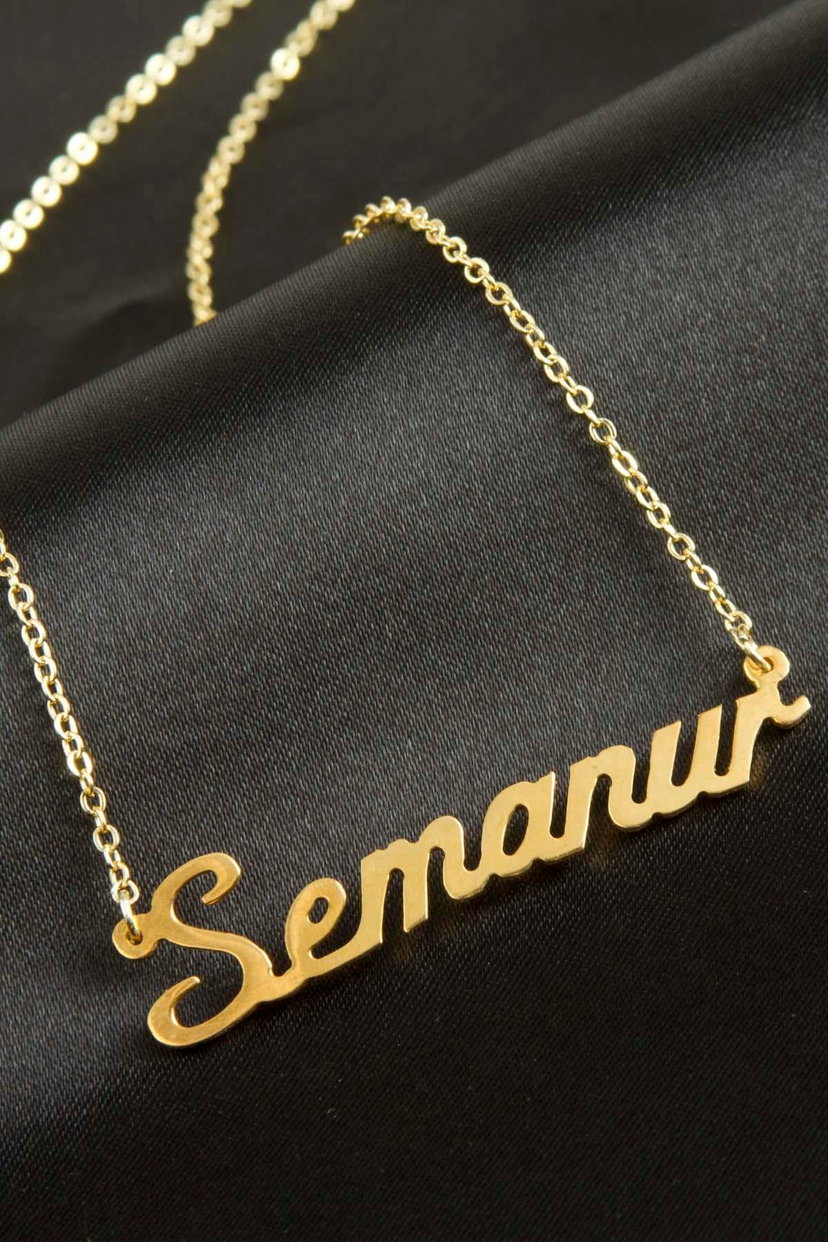 Semanur isimli kolye (Kişiye Özel)