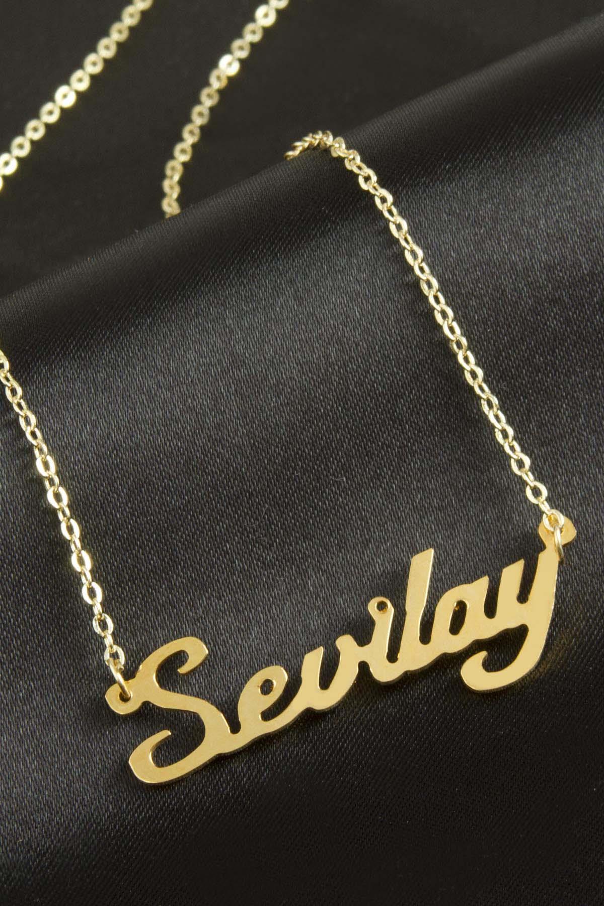 Sevilay isimli kolye (Kişiye Özel)