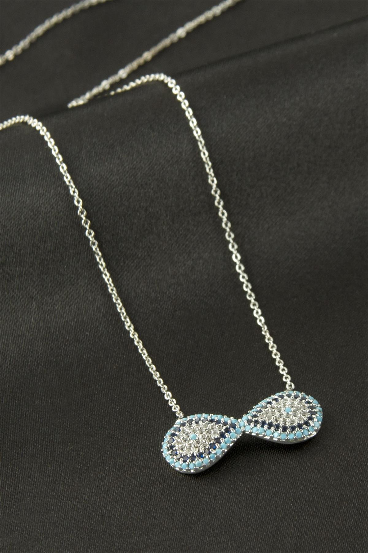 Sonsuzluk Zirkon Taşlı Kolye