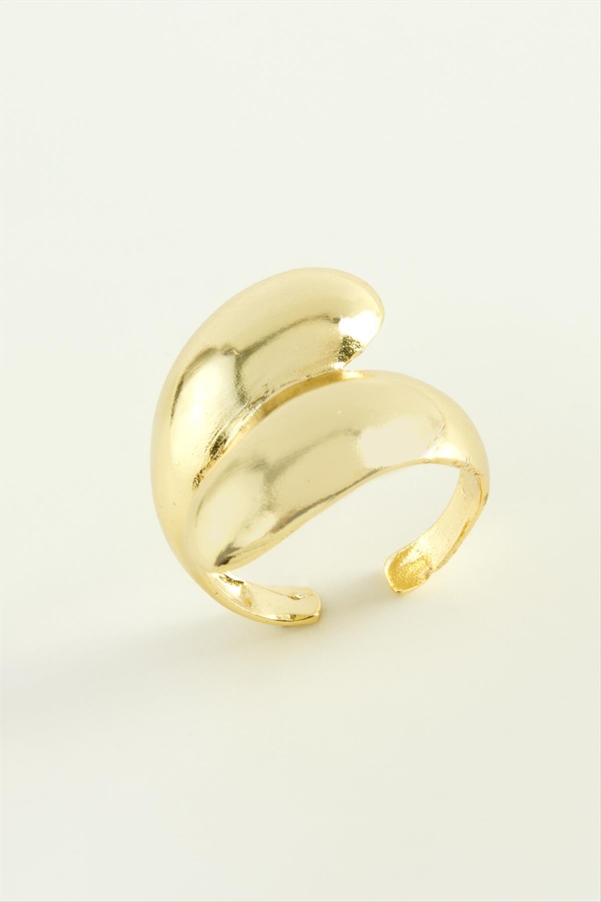 Su Damlası Metal Yüzük