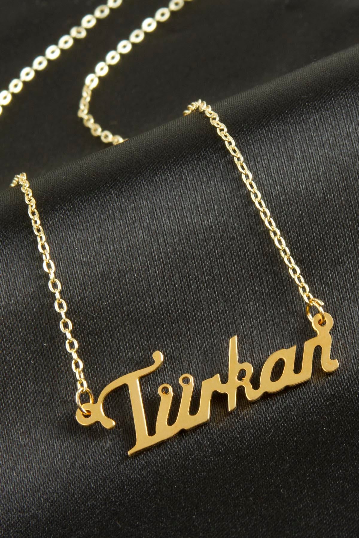 Türkan isimli kolye (Kişiye Özel)