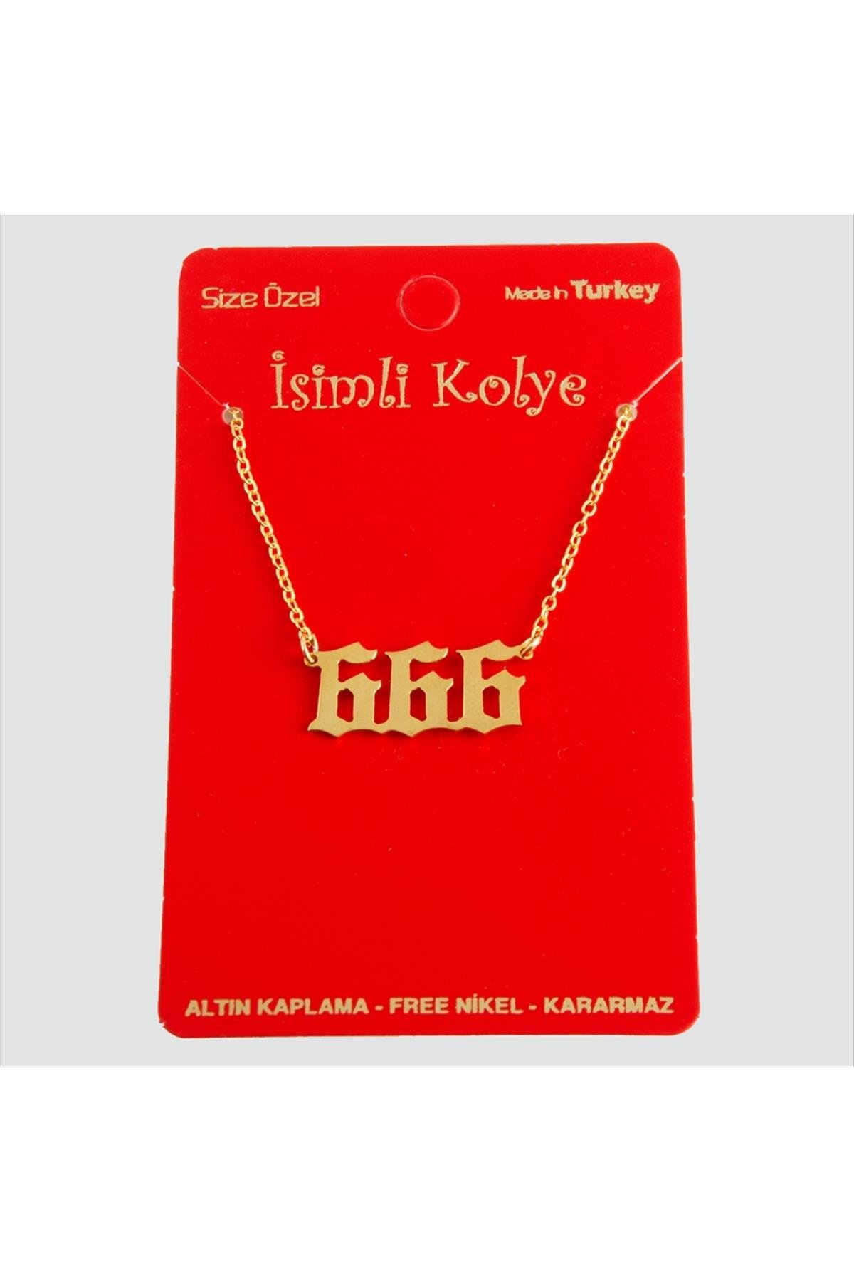 Uğurlu Rakamlar Uçlu Kolye