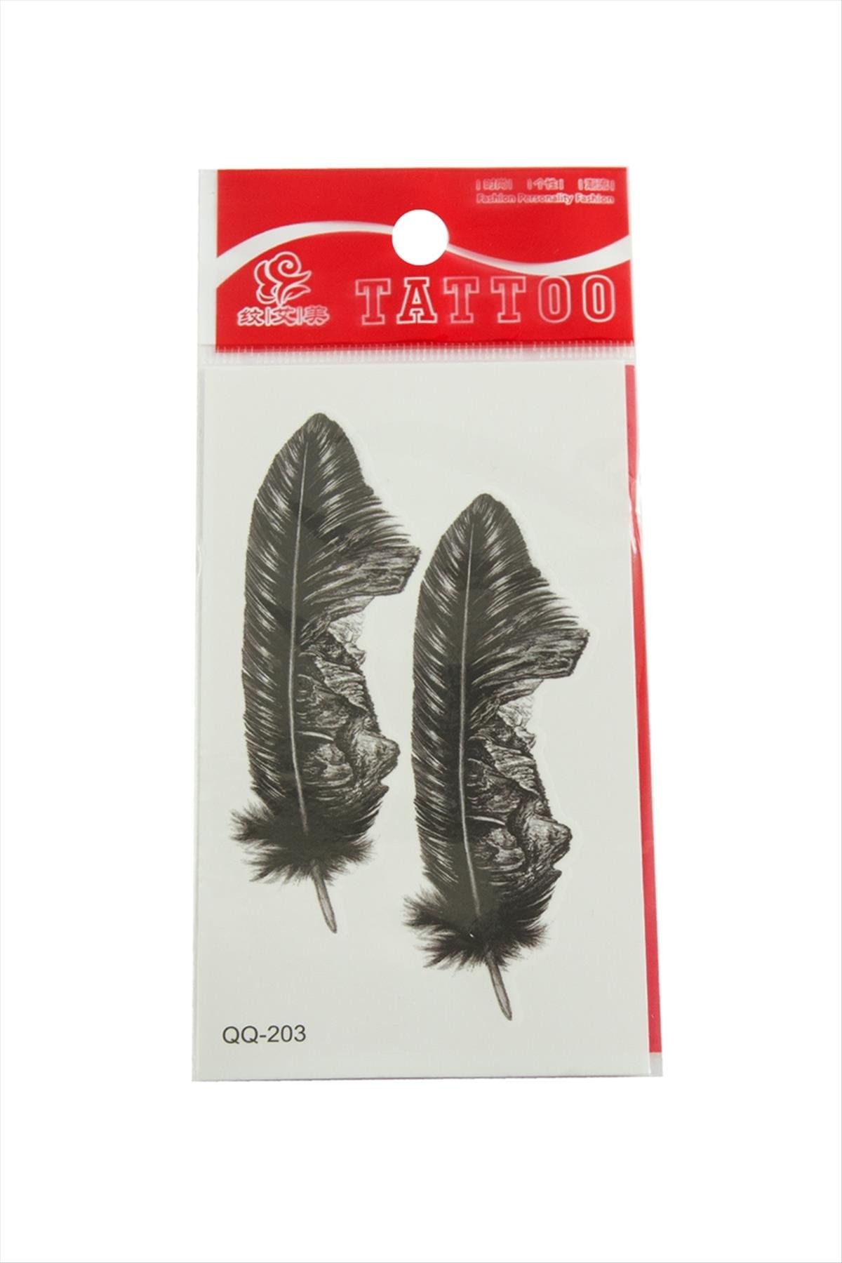 Yaprak Tattoo Dövme Sticker