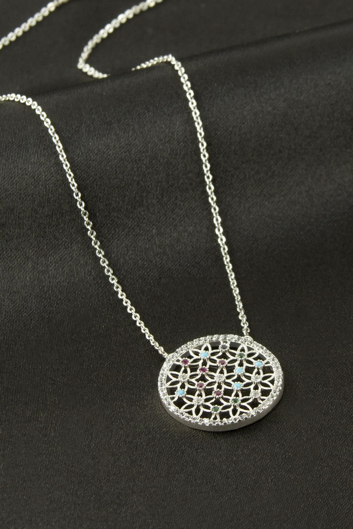 Yaşayan Zirkon Taşlı Kolye