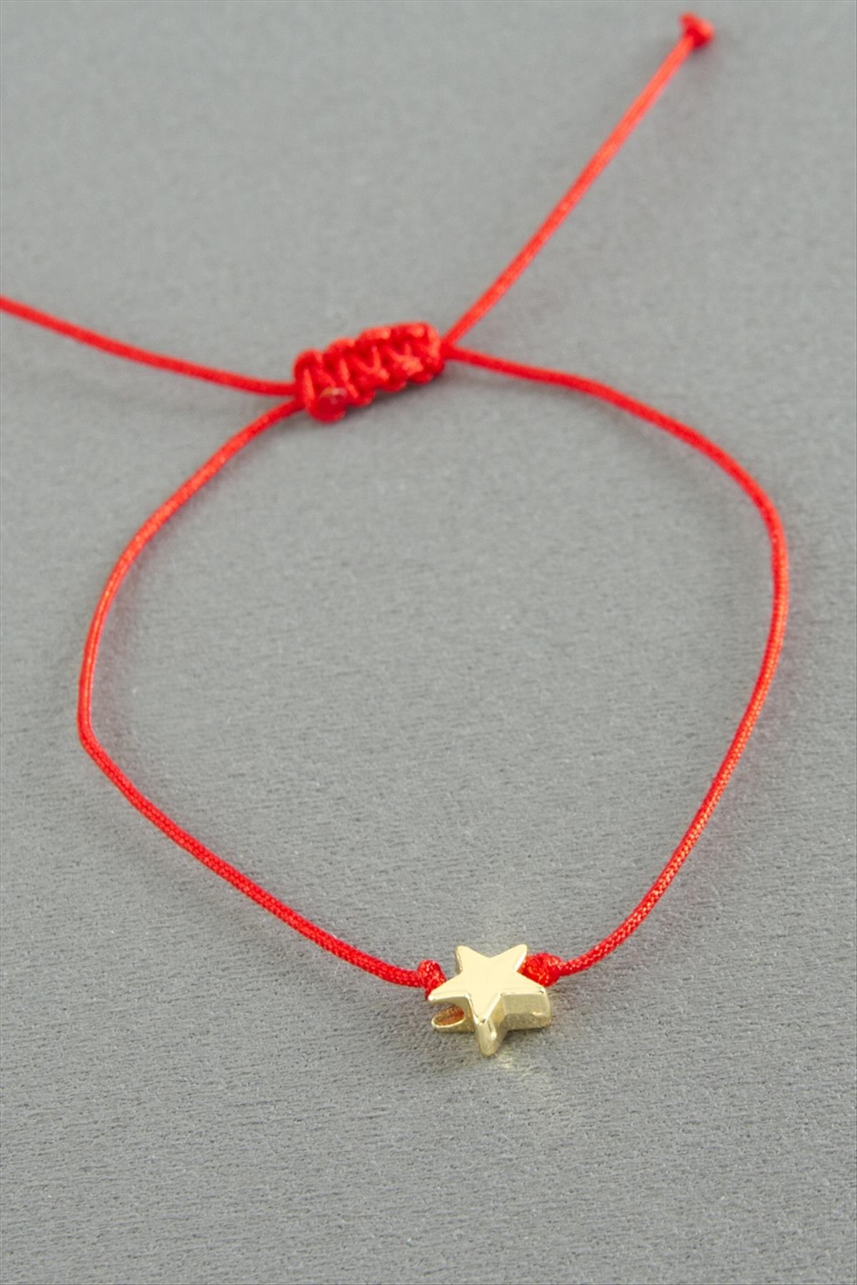 Yıldız Makrome İp Bileklik