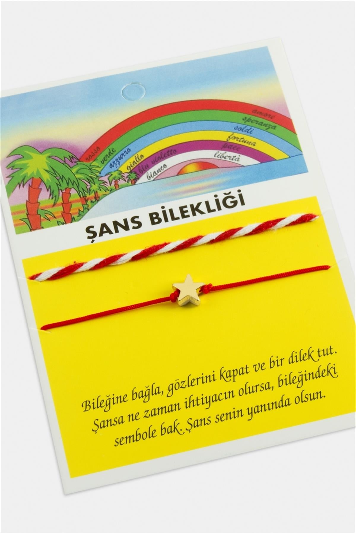 Yıldız Şans İp Bileklik