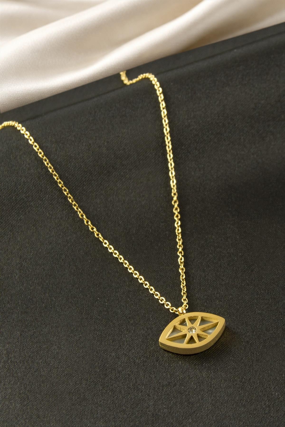 Yıldız Sedef Çelik Kolye