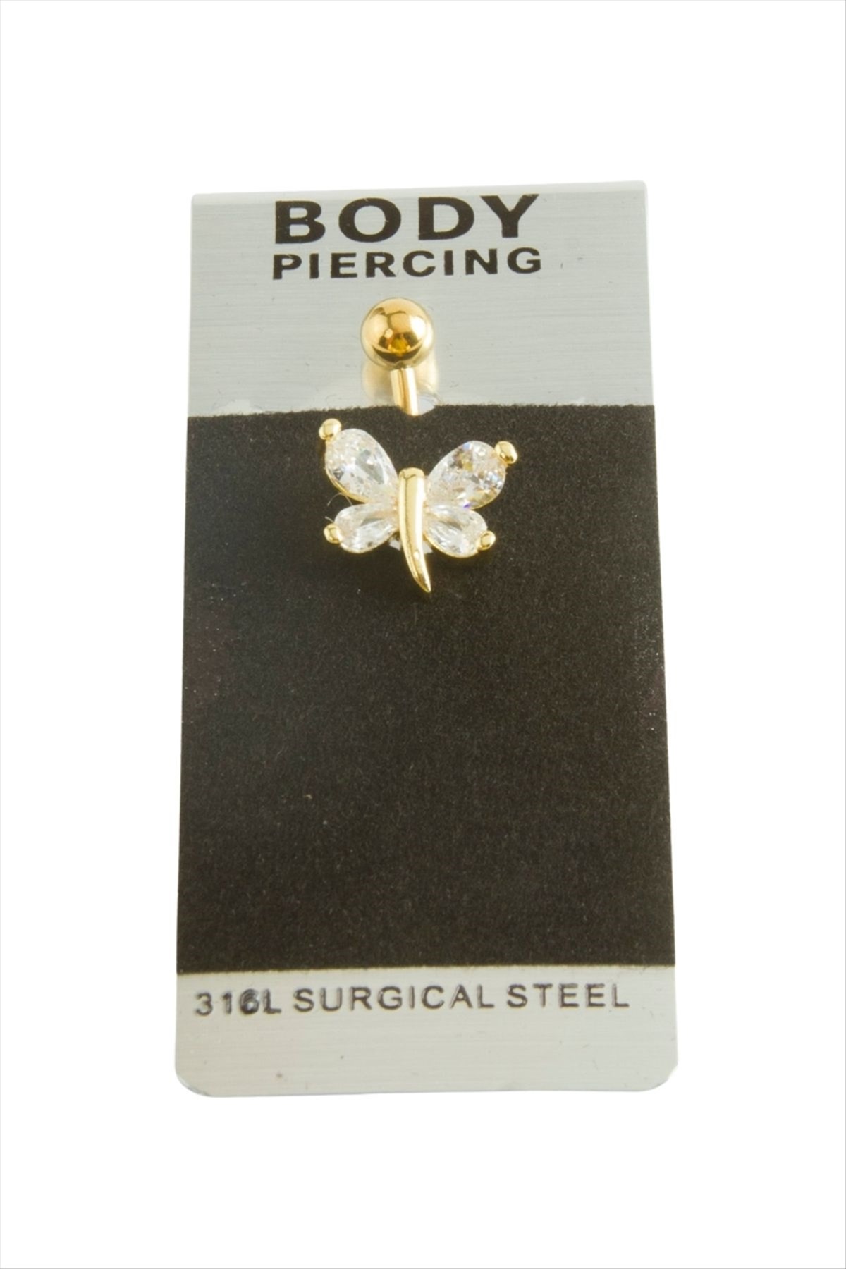 Yusufçuk Lüks Çelik Göbek Piercing 1 Adet
