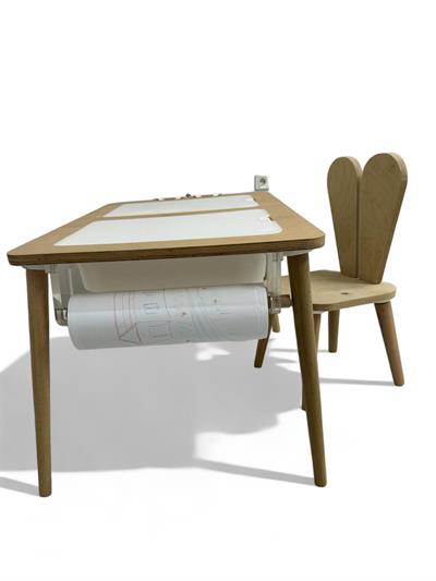 Kumaşsız Aktivite Masa Sandalye Seti