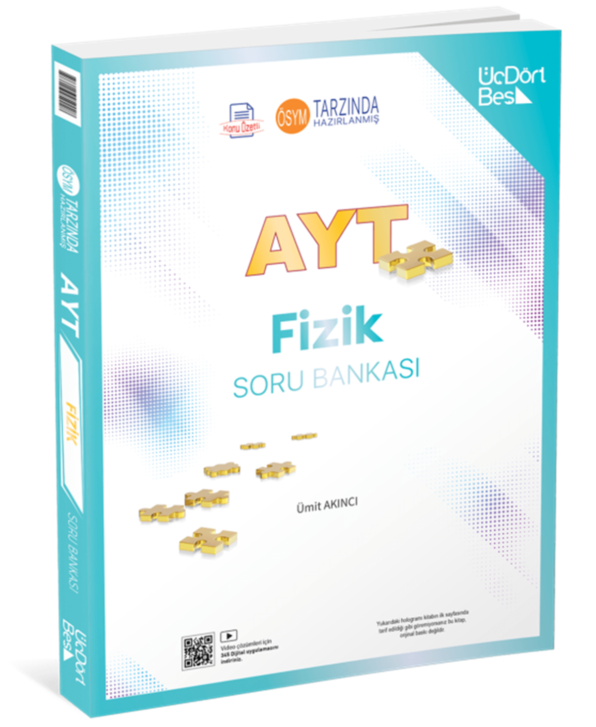 345 Yayınları AYT Fizik Soru Bankası 
