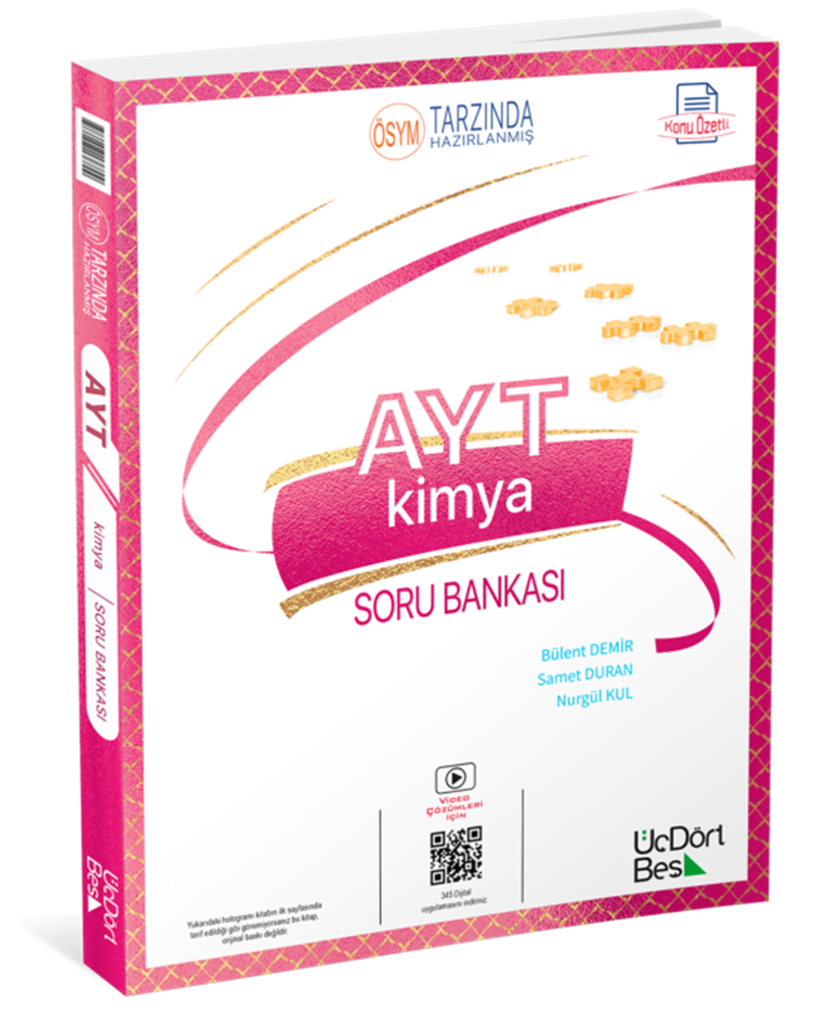 345 Yayınları AYT Kimya Soru Bankası 