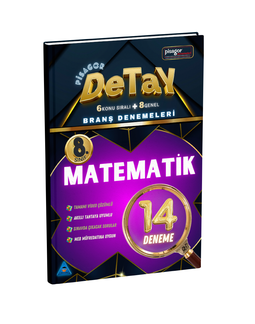 8. Sınıf Pisagor Detay 14'Lü Matematik Branş Denemesi