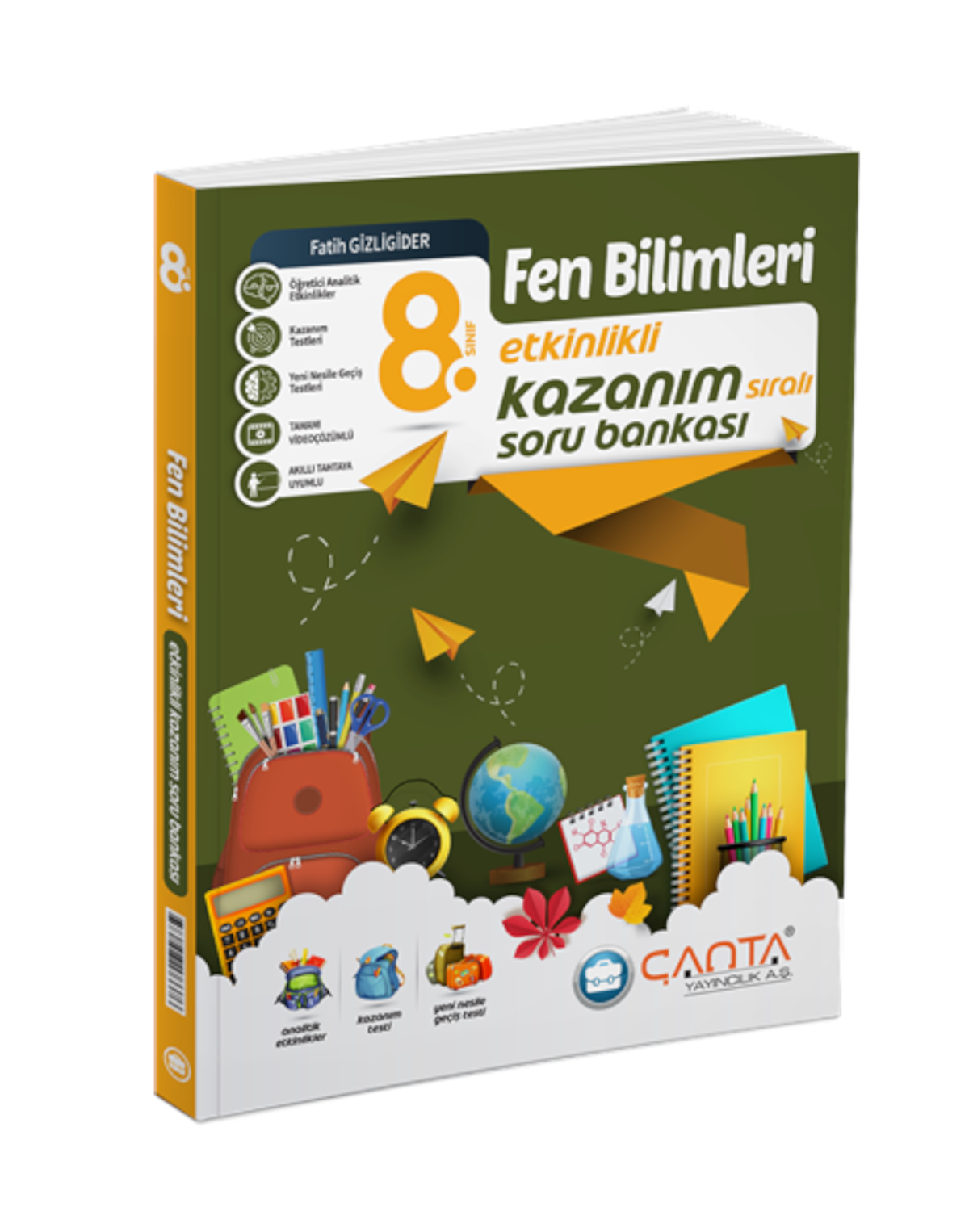 8.Sınıf Kazanım Fen Bilimleri Soru Bankası 2024