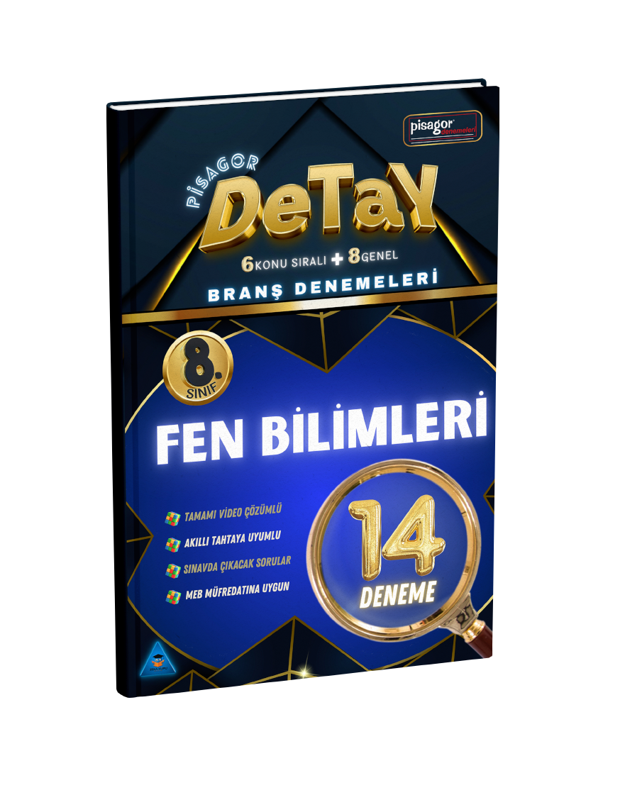 8. Sınıf Pisagor Detay 14'Lü Fen Bilimleri Branş Denemesi