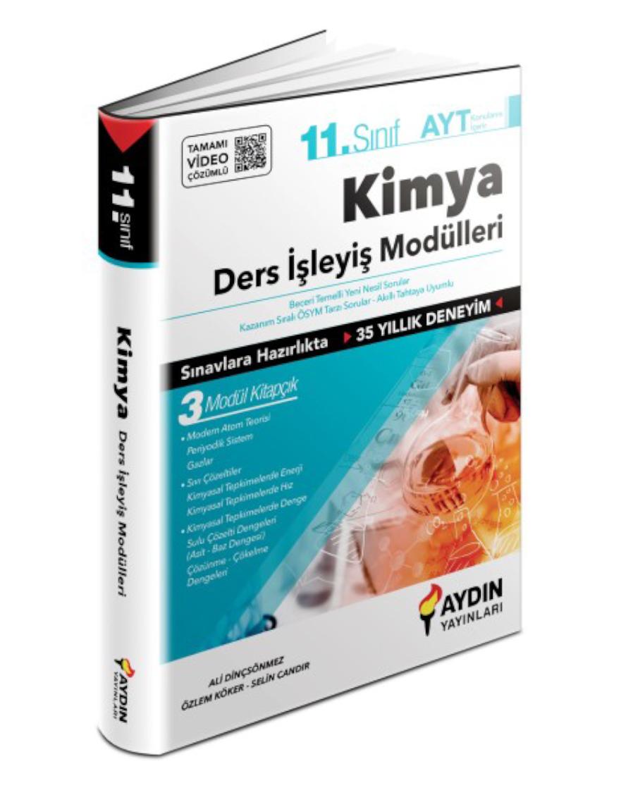 Aydın Yayınları 11. Sınıf Aydın Kimya Ders İşleyiş Modülleri
