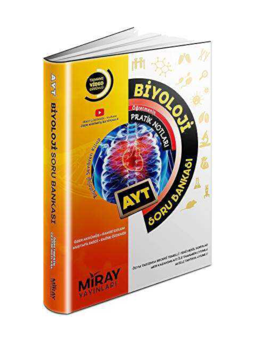 Miray Yayınları Ayt Biyoloji Soru Bankası