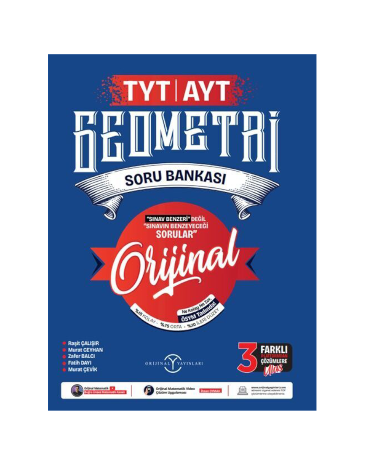 Orijinal Yayınları TYT AYT Geometri Soru Bankası