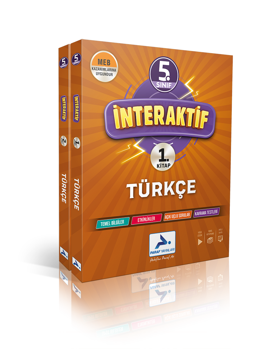 Paraf 5.Sınıf İnteraktif Türkçe Çalışma Kitabı
