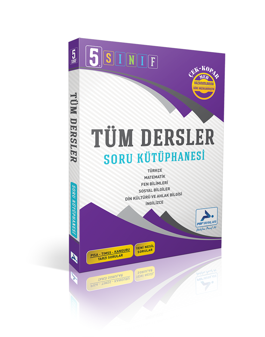Paraf 5.Sınıf Tüm Dersler Soru Kütüphanesi