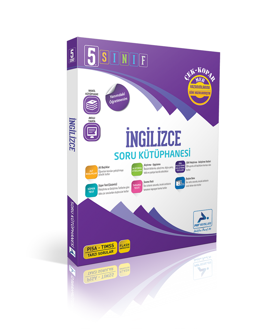 Paraf 5. Sınıf İngilizce Soru Kütüphanesi