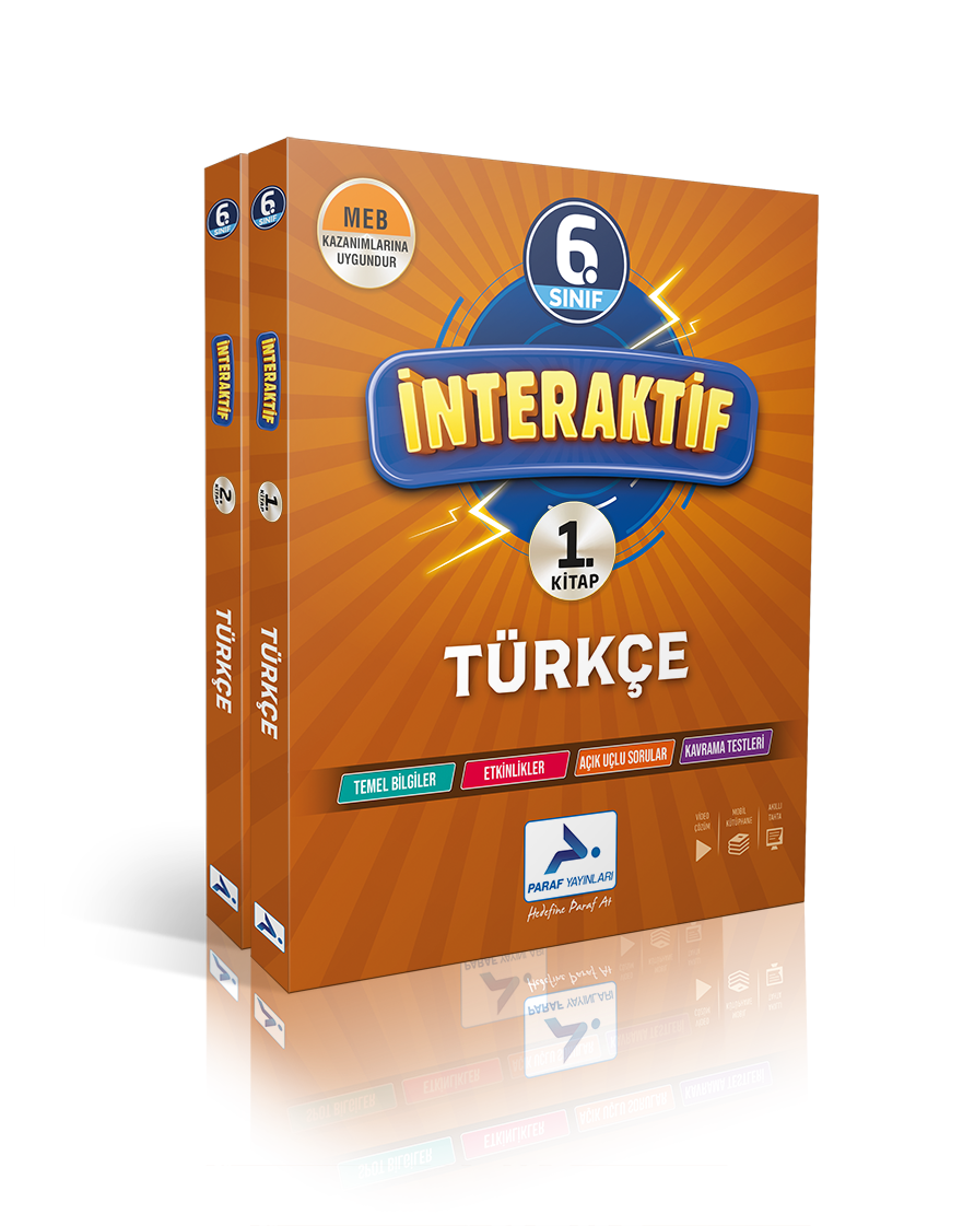 Paraf 6.Sınıf İnteraktif Türkçe Çalışma Kitabı
