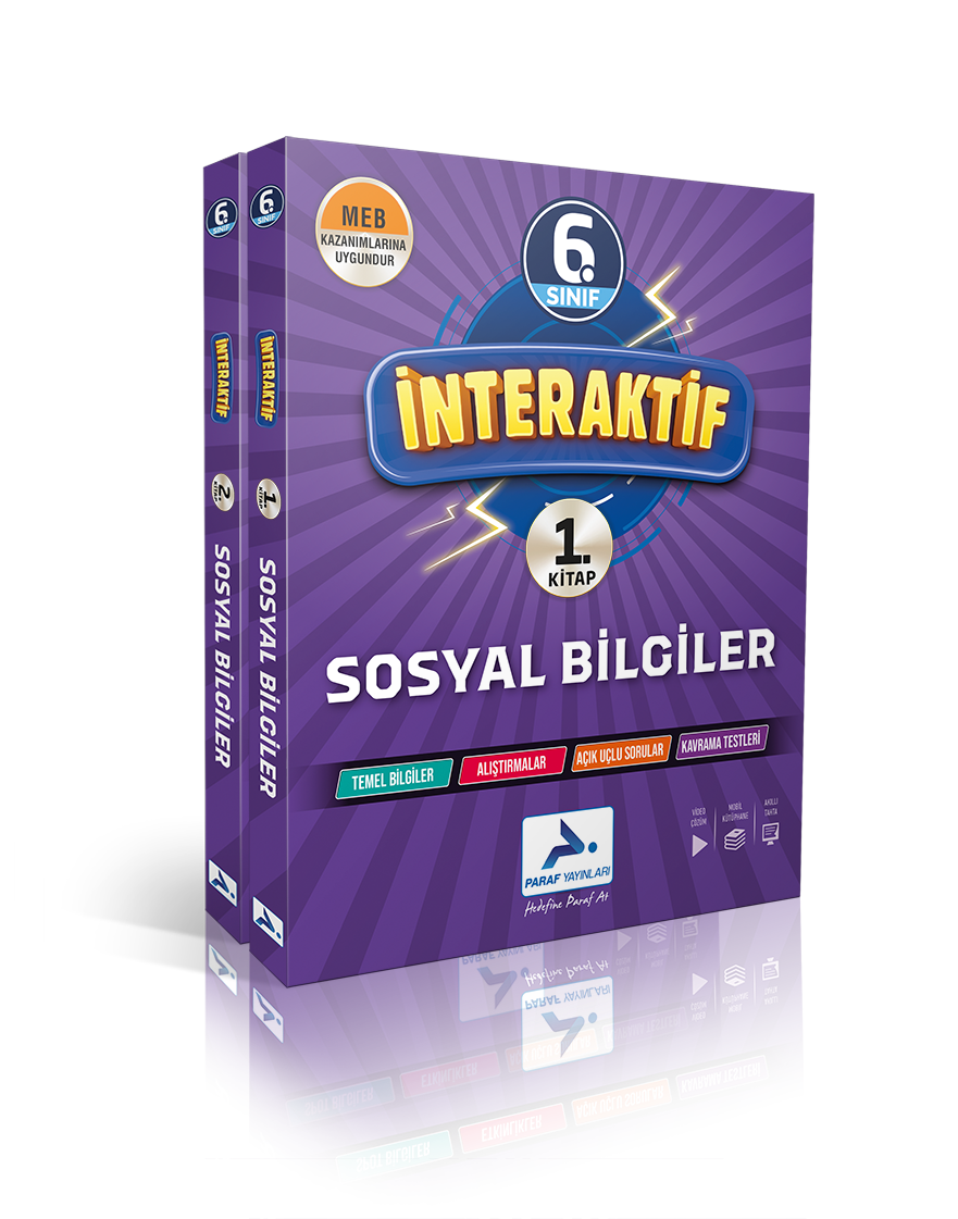 Paraf 6.Sınıf İnteraktif Sosyal Bilgiler Çalışma Kitabı