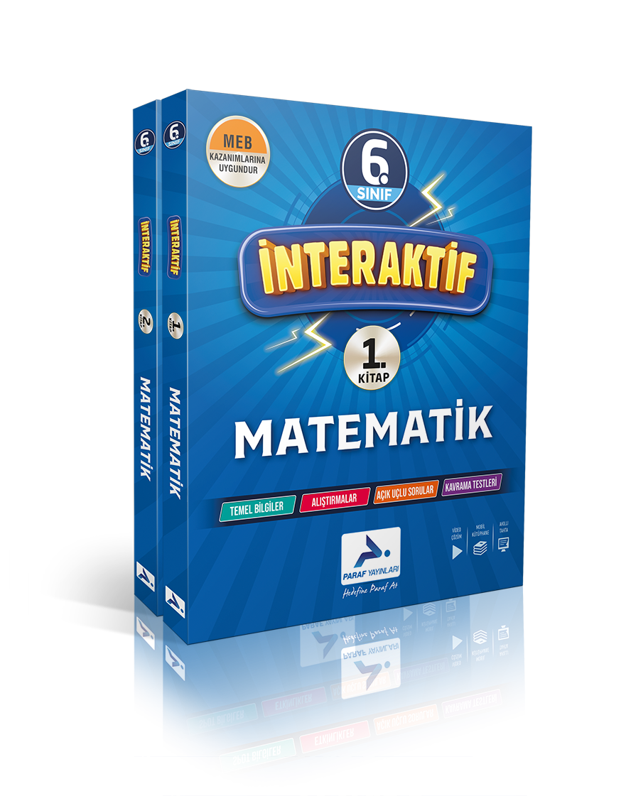 Paraf 6.Sınıf İnteraktif Matematik Çalışma Kitabı