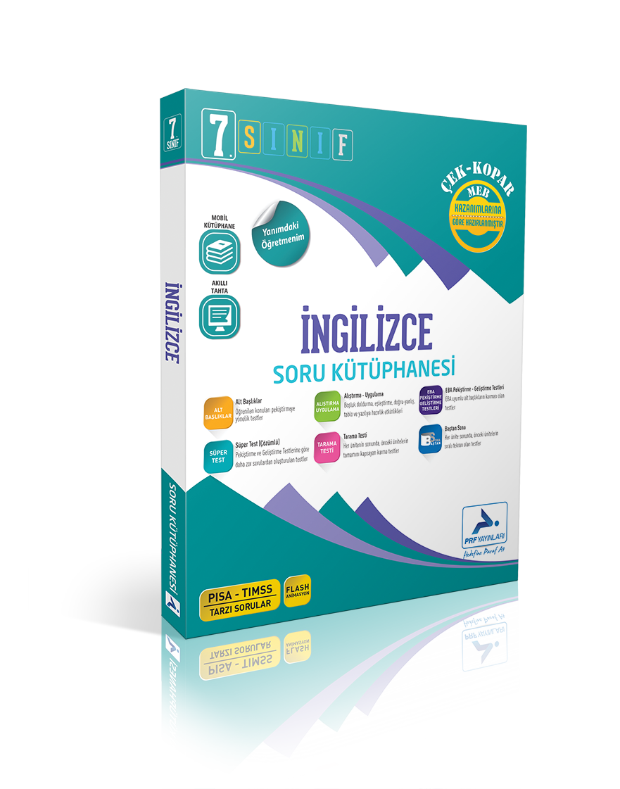 Paraf 7. Sınıf İngilizce Soru Kütüphanesi