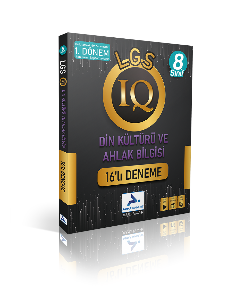 Paraf 8.Sınıf Iq Din Kültürü 16 Lı Deneme 2023 1.Dönem Konuları